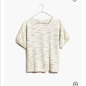Madewell Textured Puff-Sleeve Top
